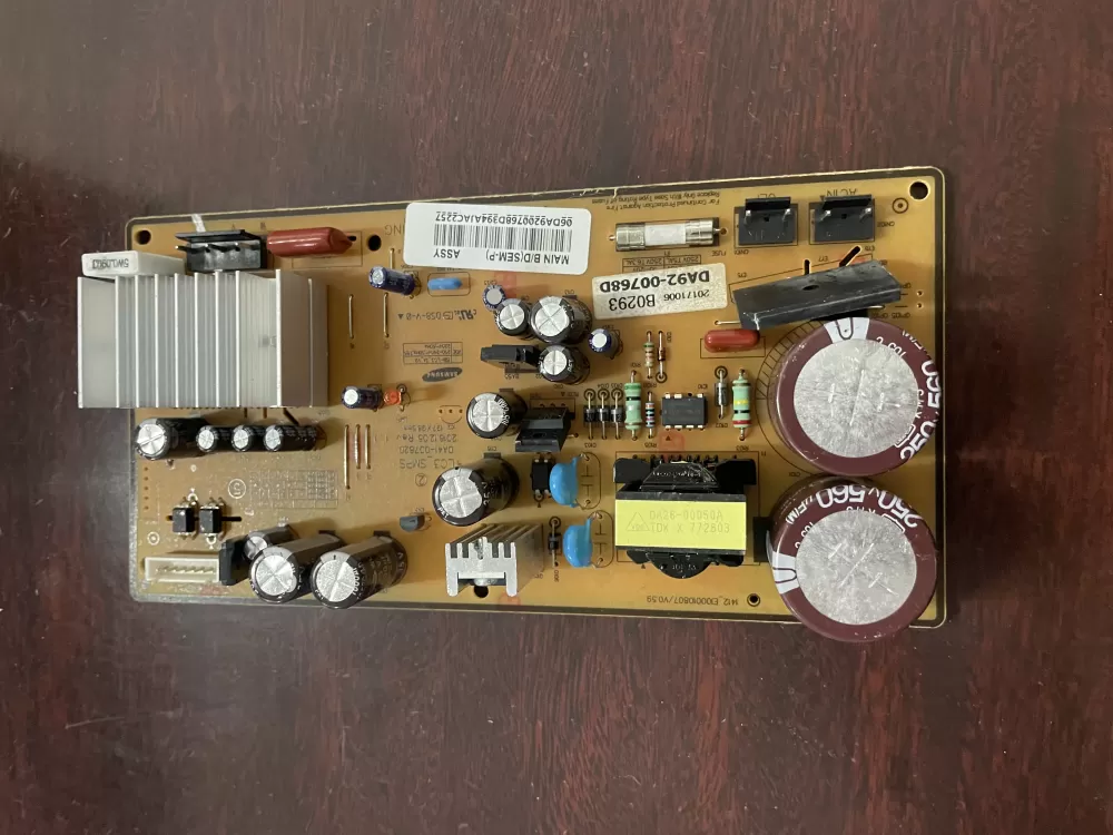 Samsung DA92-00768D Refrigerator Control Board Inverter