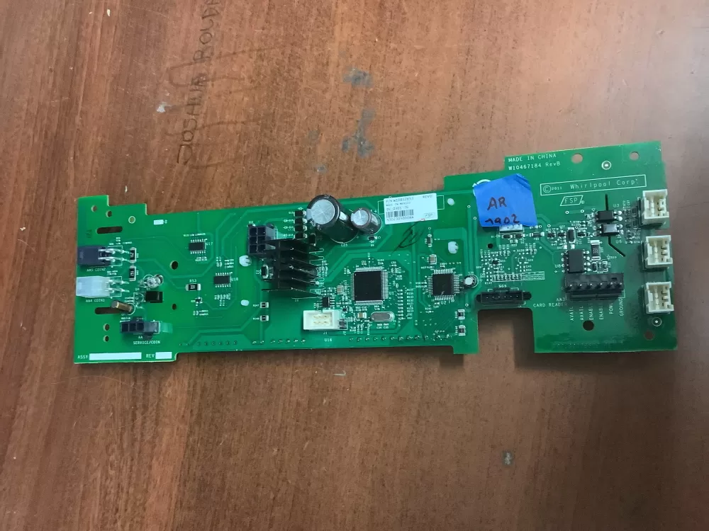 Whirlpool W10852653 Washer Control Board LCD Display Interface AZ195706 | AR1902