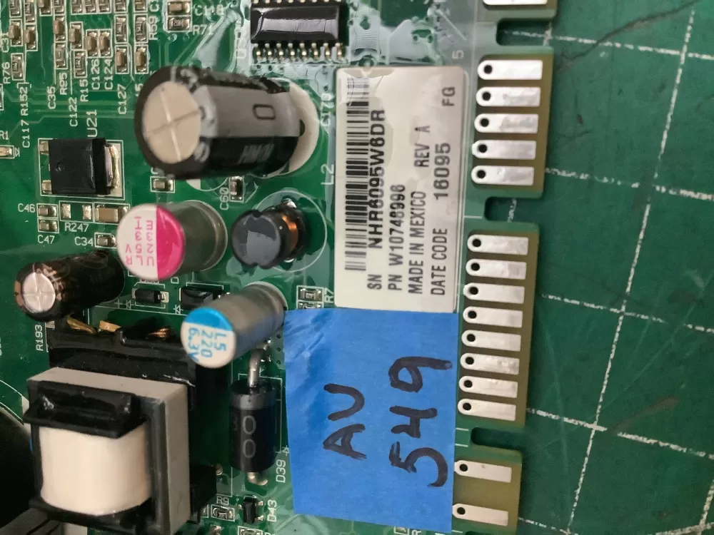 Whirlpool W10748996 12591 Washer Control Board AZ218383 | ARV549