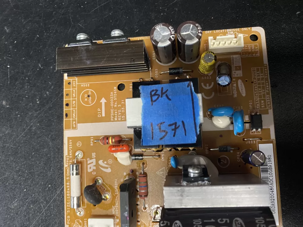 Samsung DA92 00486A Refrigerator Control Board AZ2735 | BK1571