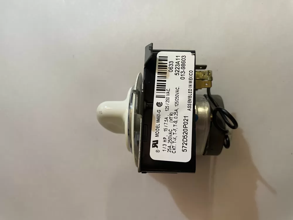 GE 572D520P021 WE4M271 Dryer Timer