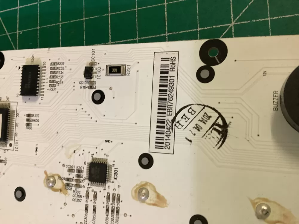LG EBR76249301 Refrigerator Control Board Display