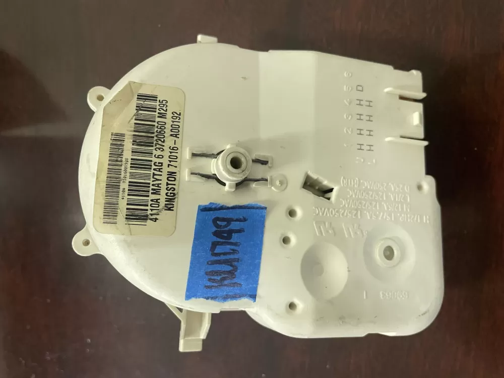 Maytag 6 3720660 Dryer Timer 6 3720660 AZ43528 | KM1749