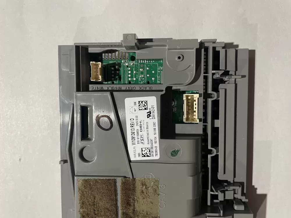 KitchenAid W10913613 W10913615 Dishwasher Control Board AZ192176 | KM2603