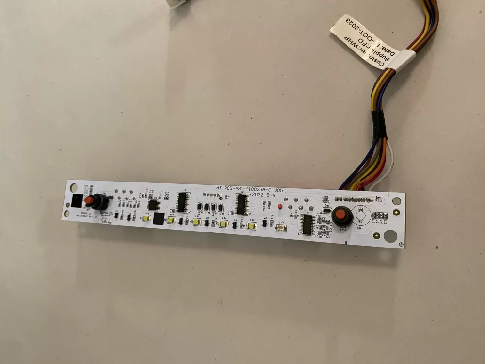 Whirlpool W11612331 Washer Touch Sensor Control Board AZ119689 | BK2206