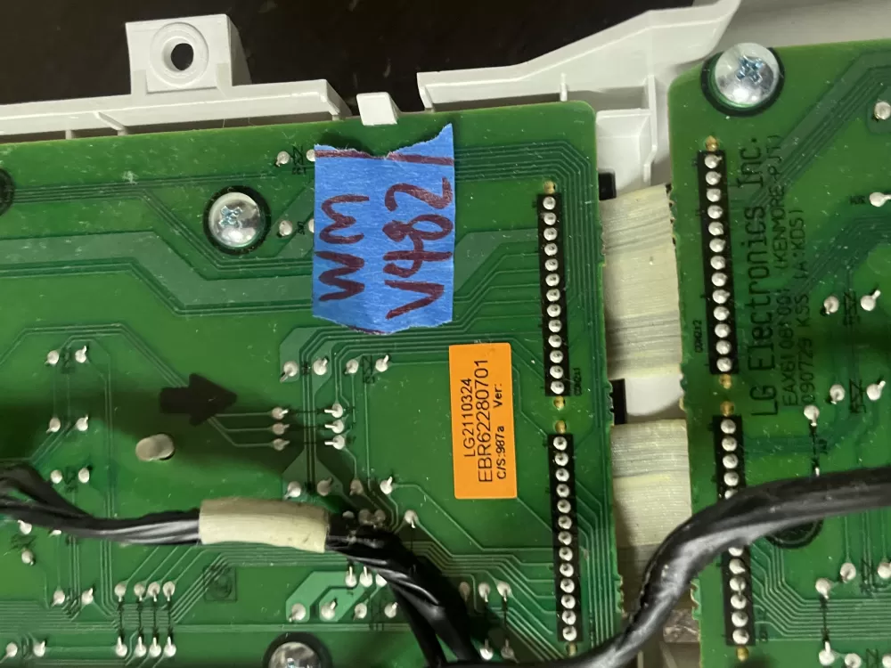 Kenmore LG Whirlpool EBR62280701 Washer Control Board AZ57561 | Wmv482