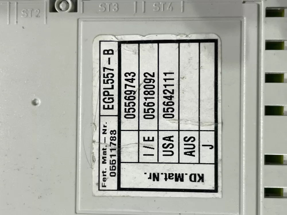 MIELE EGPL557-B 0564211 05618092 DISHWASHER CONTROL BOARD AZ154664 | Wm2526