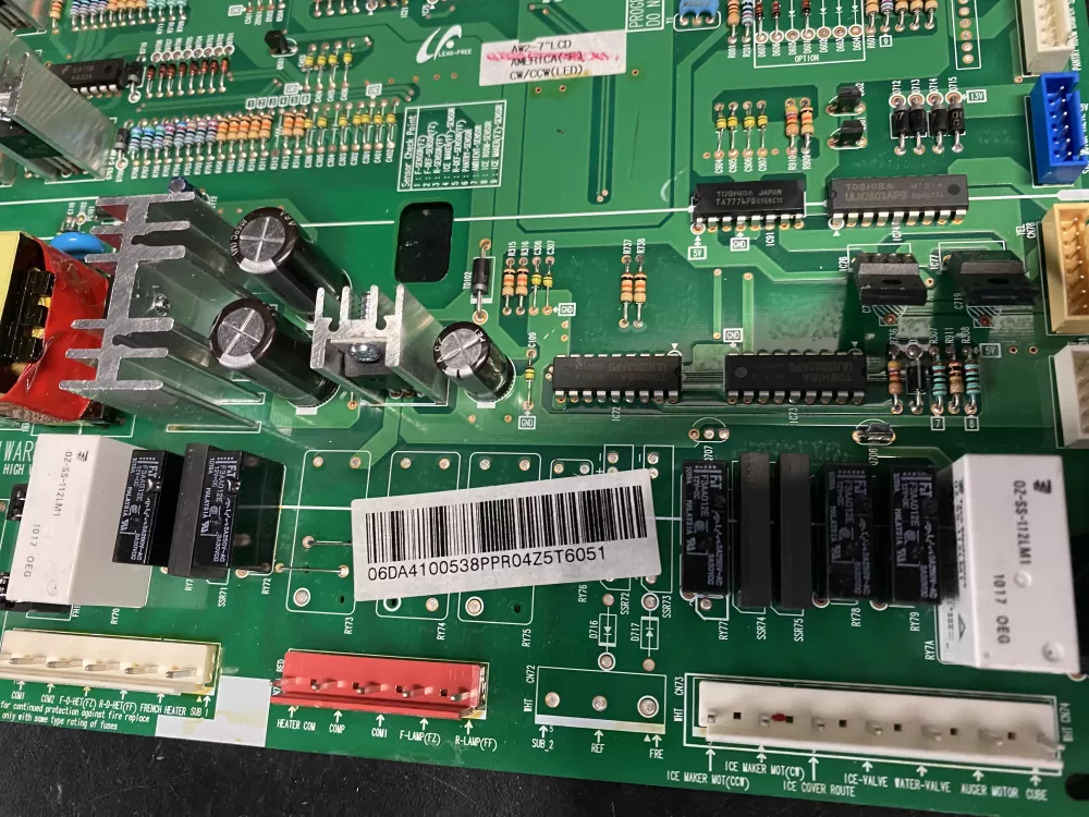 Samsung DA41-00538P Refrigerator Main Control Board PCB ASM