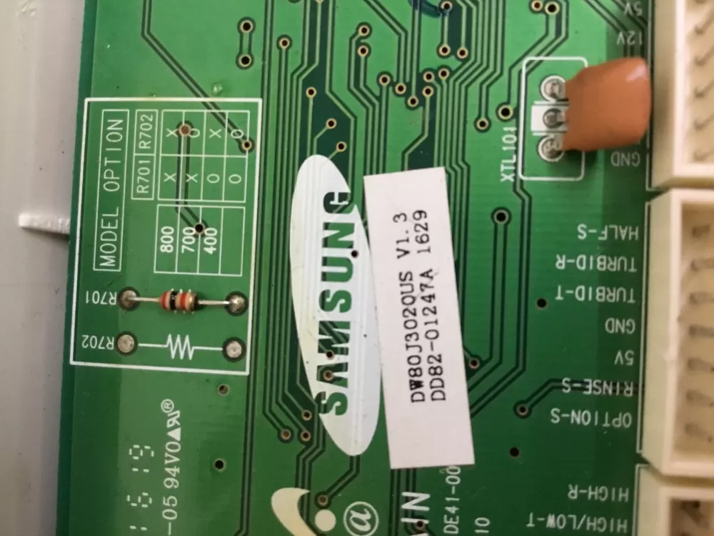 Samsung DD82 01247A AP5967364 4001405 Dishwasher Control Board AZ31467 | NR1672