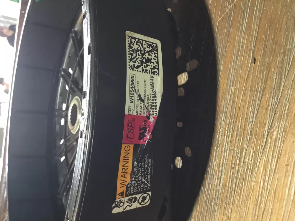 Whirlpool WPW10544980 Washer Rotor