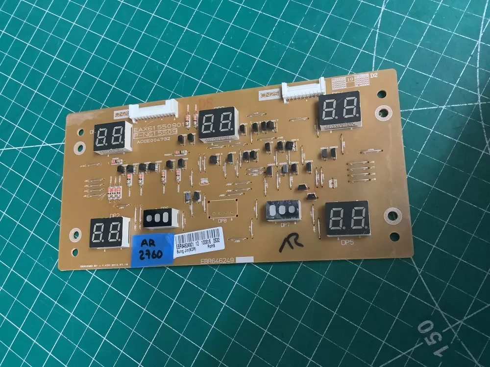 LG EBR64624901 Range Control Board AZ207410 | AR2760
