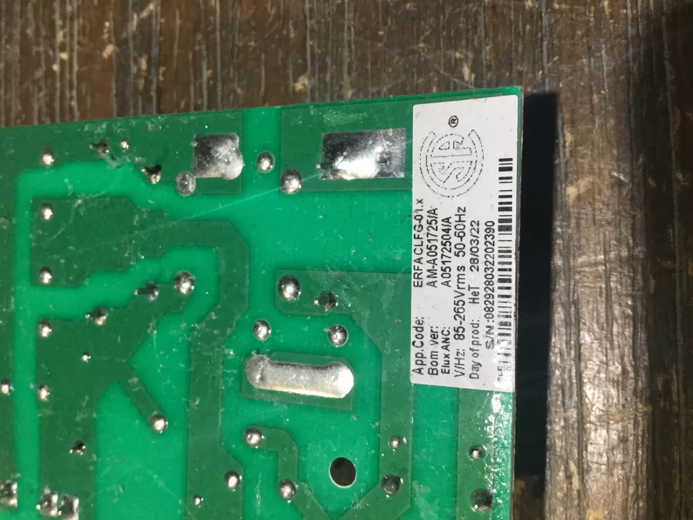 Frigidaire A05172504A Refrigerator Control Board AZ62341 | NR2040