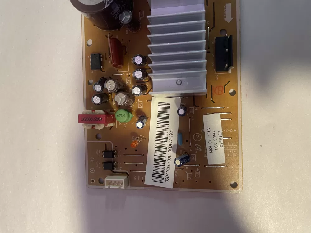 Samsung DA92-00483B Refrigerator Control Board Inverter AZ198271 | KM2733