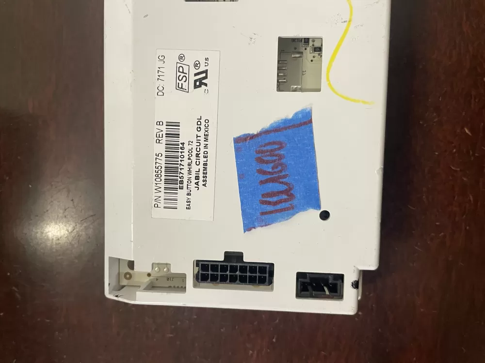 Whirlpool W10855775 Refrigerator Control Board AZ47172 | KM600