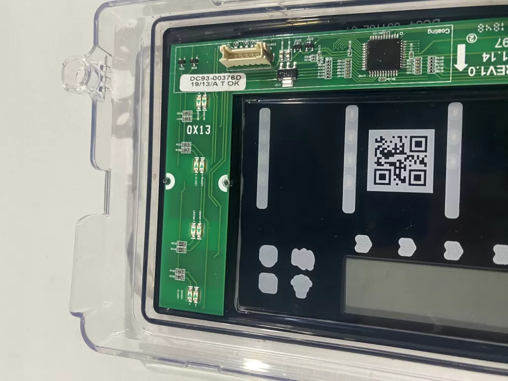 Samsung Washer Control Inlay DC93-00376D DC64-03116B AZ185001 | BK1017