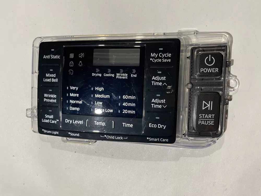 Samsung DC92-01607J  AP6243588  DC94-06643A  DC93-00376D  PS12084833 Dryer UI Control Board