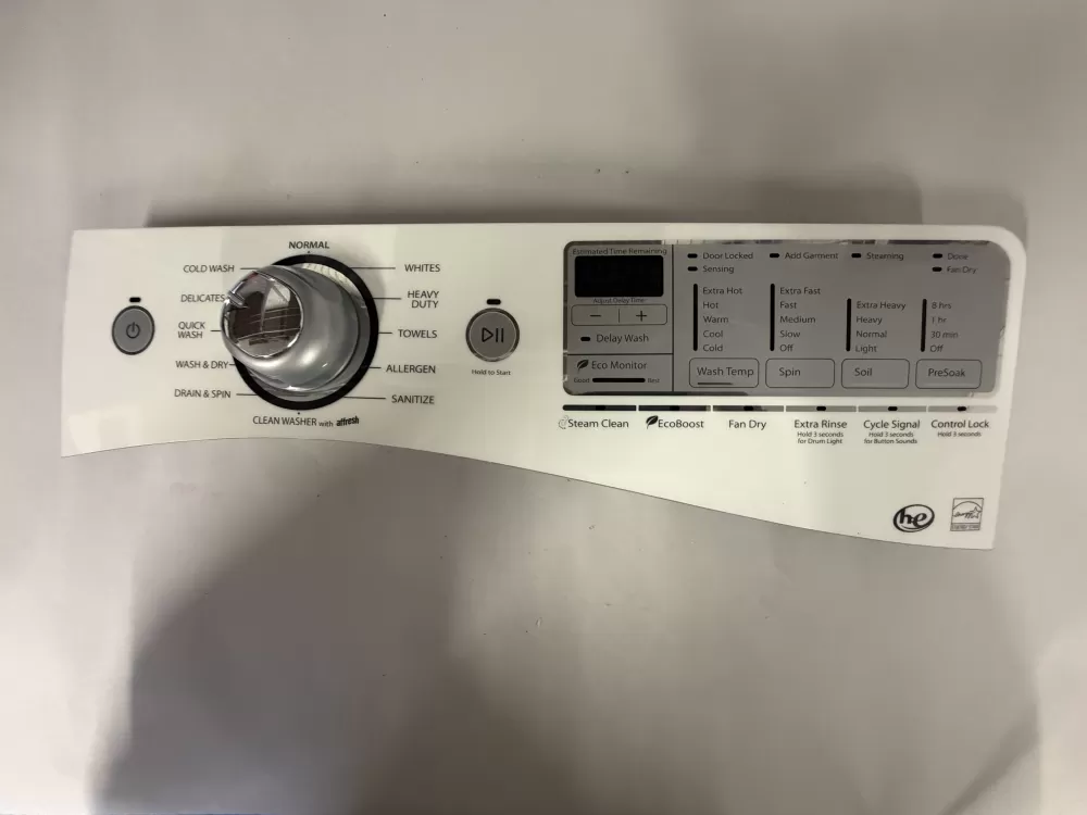 W10446418 Whirlpool Washer Control Panel