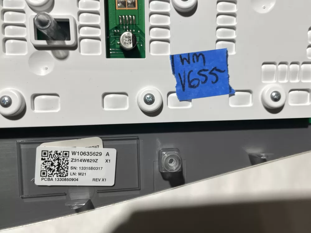 Whirlpool W10489107 W10635629 WPW10635629 Washer Control AZ111511 | Wmv655