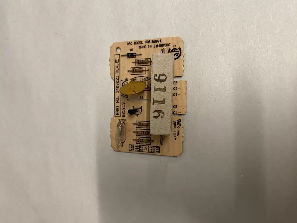 Kenmore  Whirlpool 3398084  AP3097570  2072  3398084R  3407021  3407023  60134  60150  60216  61236  661513  AH345727  EA345727  PS345727 Dryer Control Board
