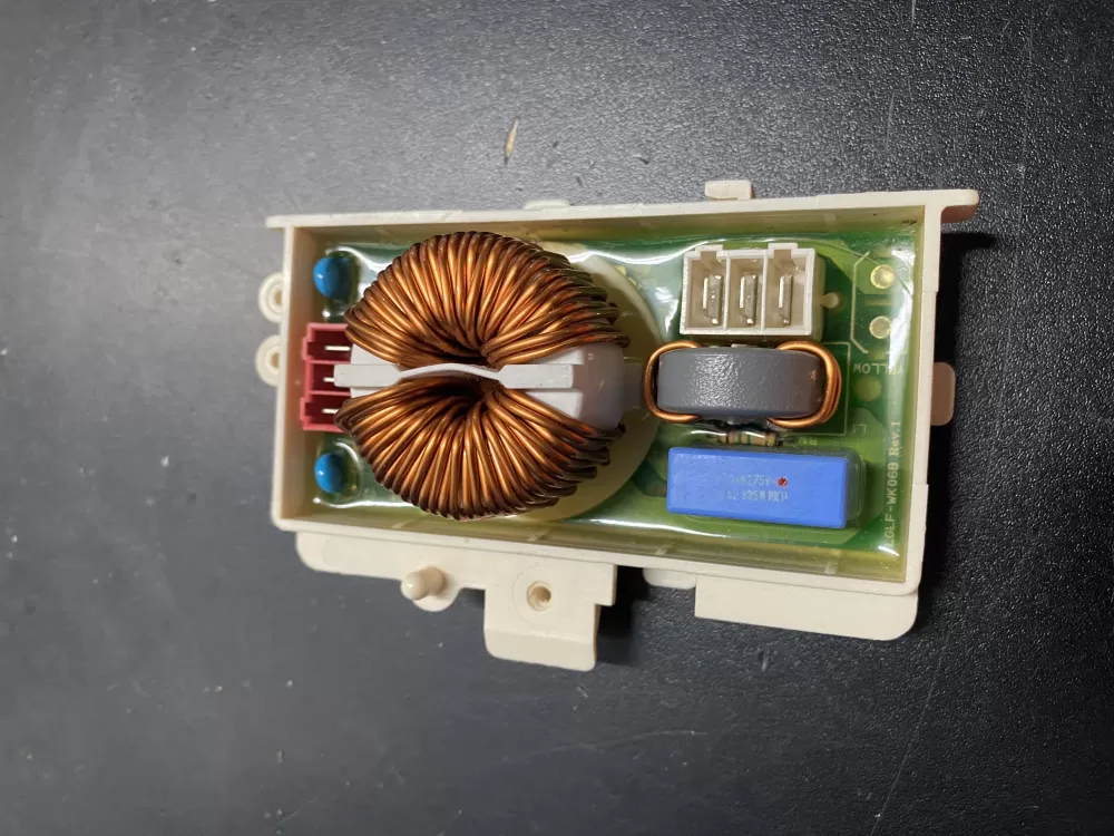 LG  Kenmore 5251356 2226388 6201EC1006A 6201EC1006E 6201EC1006H 6201EC1006L 6201EC1006Q 6201EC1006U 6201EC1006W 6201EC1006Z 6201EN1005A 6201EC1006T PS3528920 Washer Control Board Noise Filter