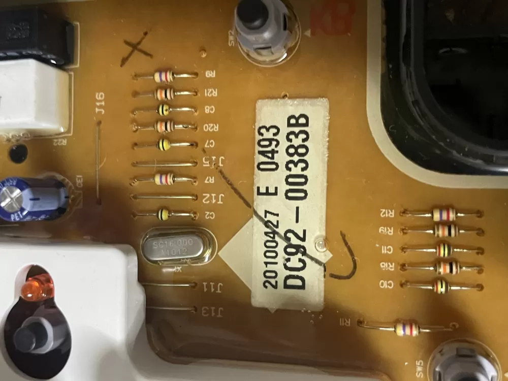 Samsung DC92-00383B  AP4579261  2073762  PS4215860 Washer Control Board