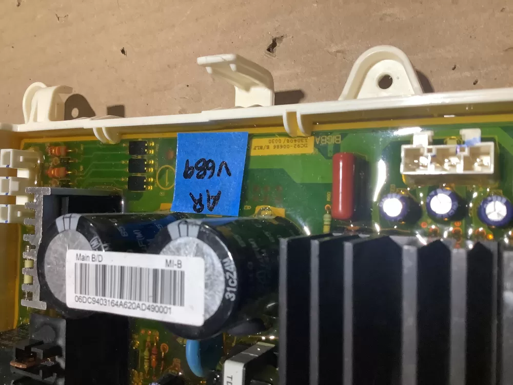 Samsung DC92 00686E Washer Control Board AZ118461 | V689