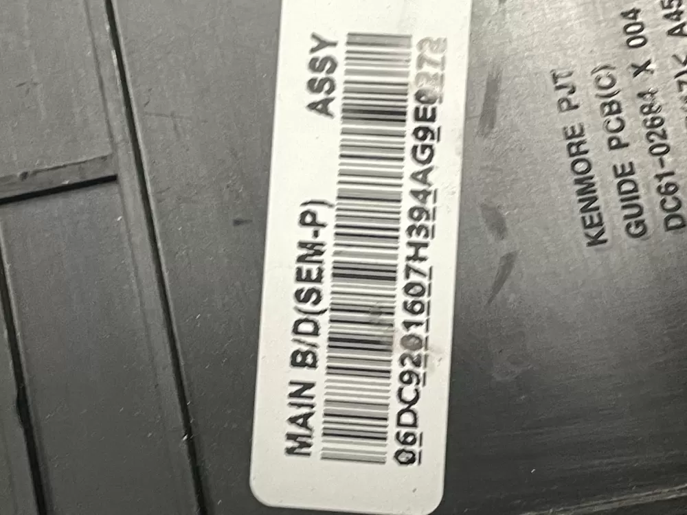 Samsung DC92-01607H Dryer Control Board AZ16584 | V75