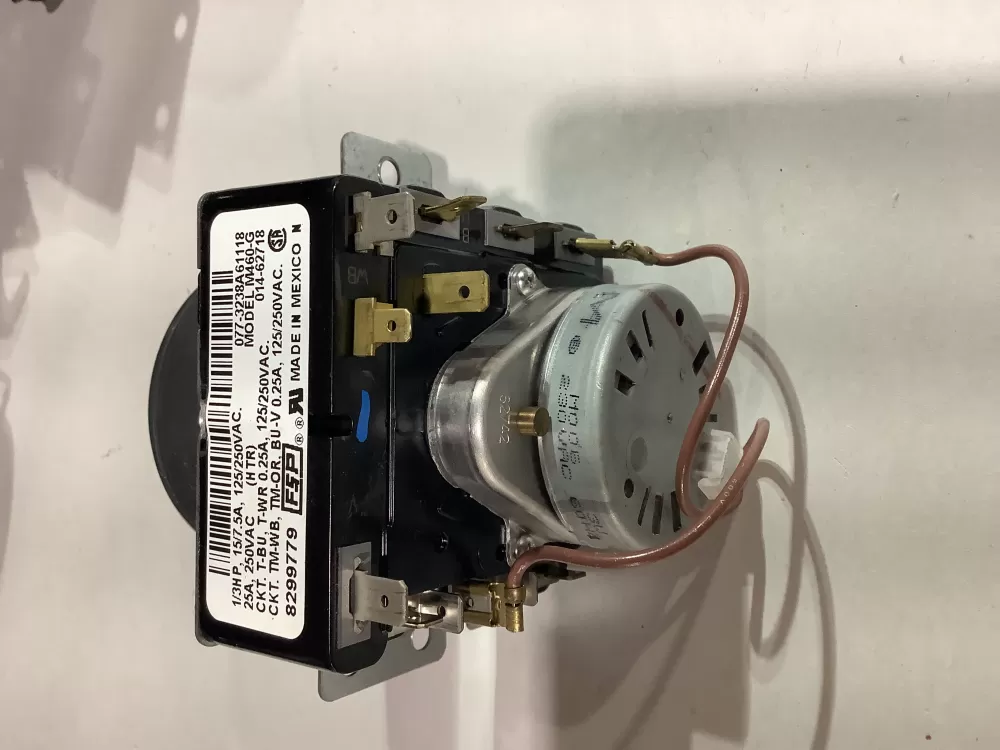 Whirlpool  Maytag  Kenmore  Amana AP6012587 8299779 8299779R WP8299779 PS11745797 Dryer Timer