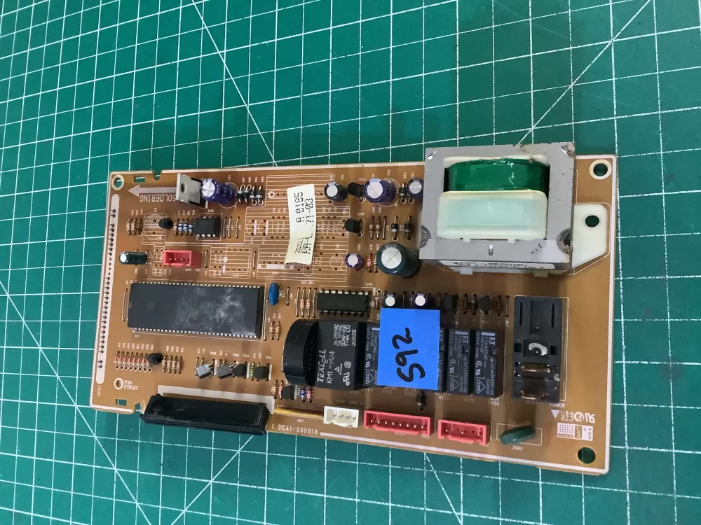 Samsung GE WB27X10508 DE41-00081A Microwave Control Board AZ194527 | NR592