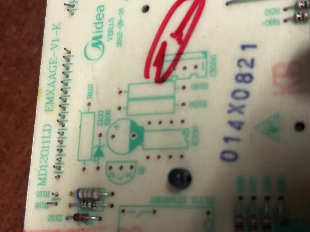 Kenmore  GE WB27X11215  AP5791059  261400125390  3026296  MD12011LD  PS8754630 Microwave Control Board