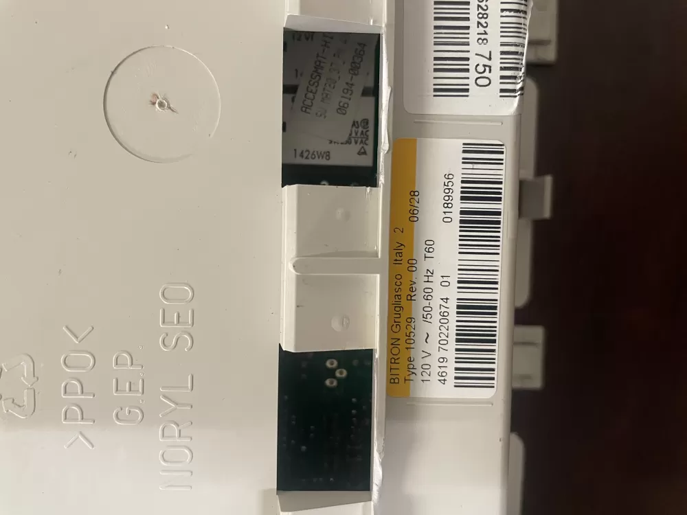 Whirlpool 4619 70220674 01 Washer Control Board CCU AZ58242 | KMV488