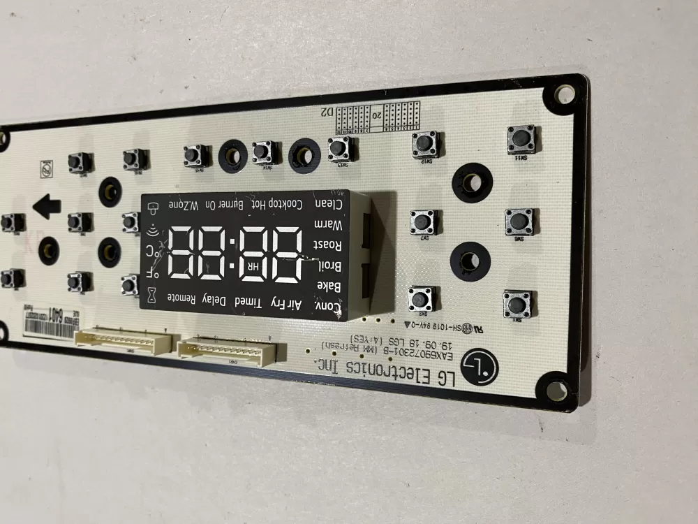 LG Ebr89296001 Range Control Board Pcb Display Assembly AZ160556 | BK1642