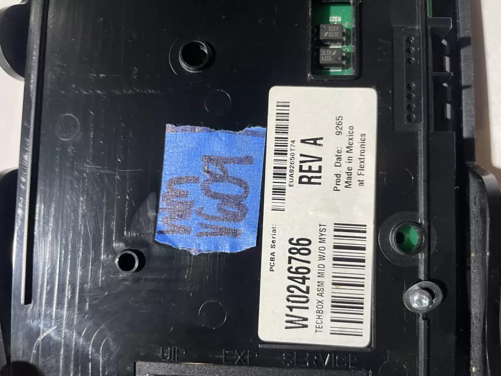 Whirlpool  Kenmore  Maytag 8558743  8559431  WPW10128437  3980093  8519389  W10300040  W10023340  8559431  8558753  W10246786  W10173703  WP8558755R  8519389  W10319814  461970230641  357281 Dryer Control Board