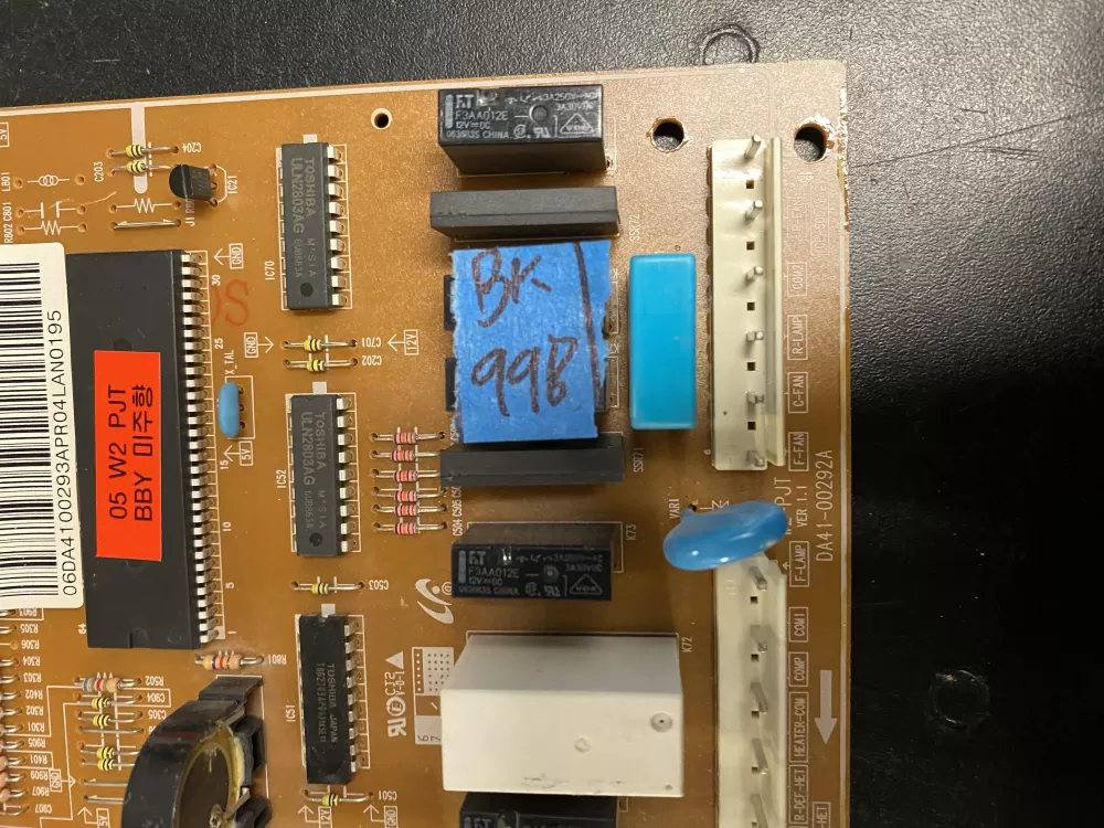 Samsung DA41 00292A 00293A Refrigerator Control Board AZ16931 | BK998