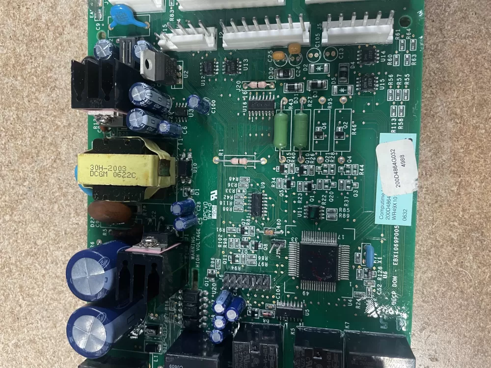 GE 200D4864G049 EBX1069P005 Refrigerator Control Board AZ23033 | KM1647