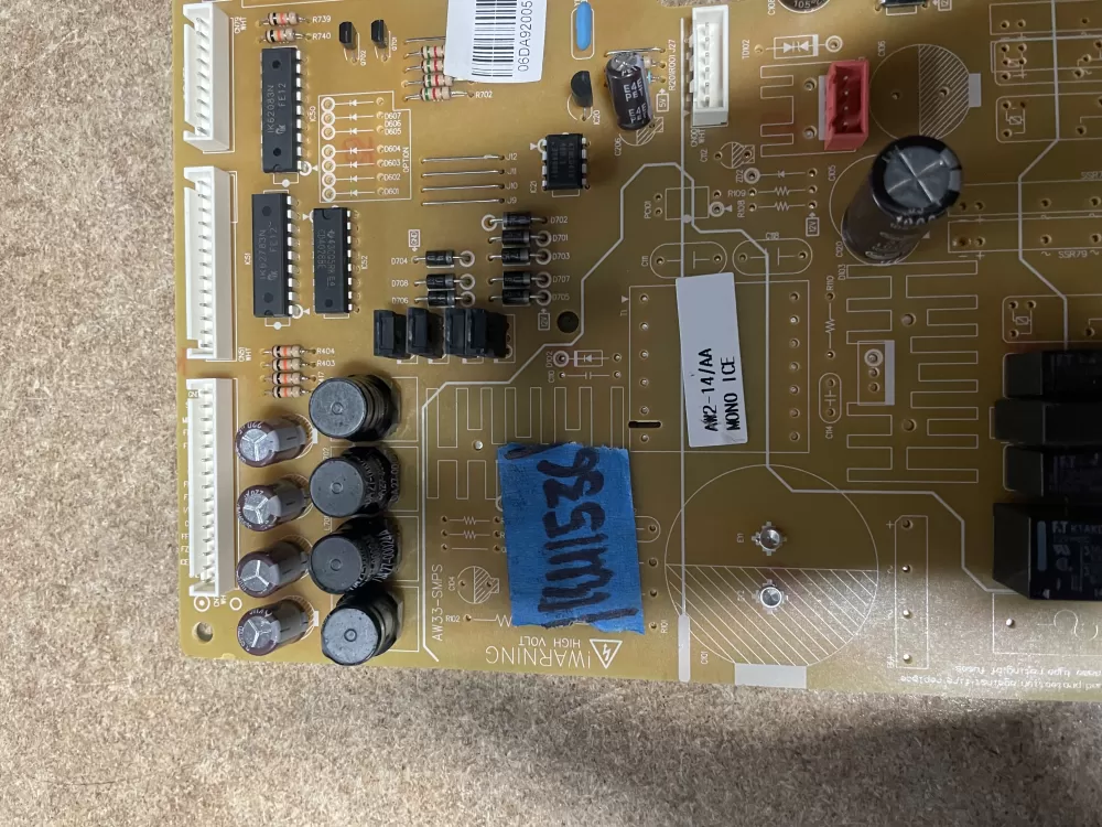 GE Samsung Refrigerator Control Board DA94-02679B AZ6919 | KM1536