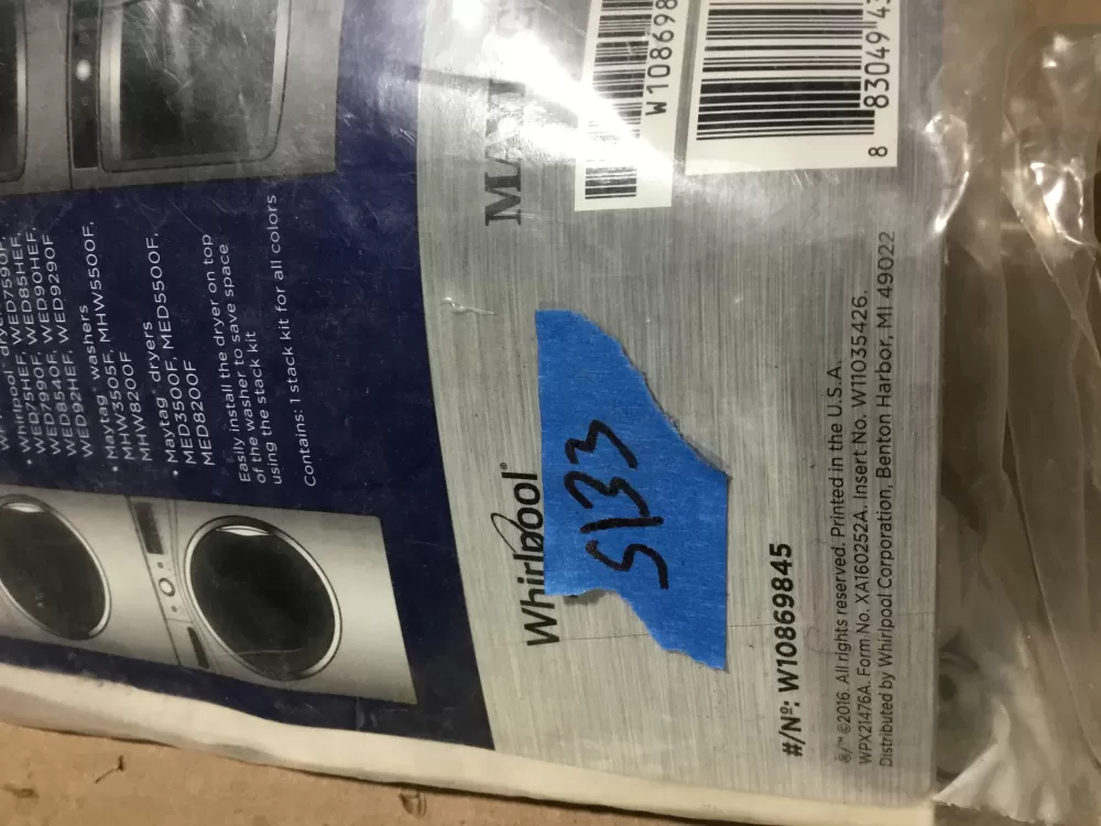 Maytag Whirlpool 12774 52774 W10298318 Dryer Legs AZ90284 | Sl33