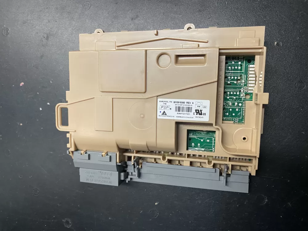 Whirlpool W10919360 W11087226 PS12070630 Dishwasher Control Board