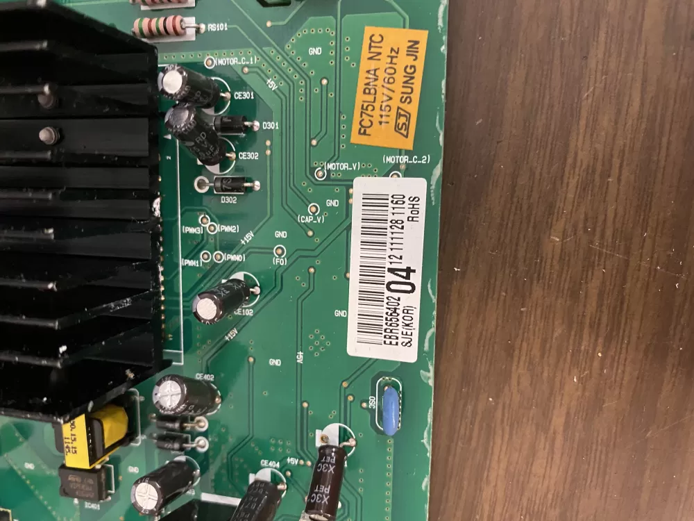 LG Kenmore AP5604149 EBR65640204 Refrigerator Control Board AZ31215 | BK213