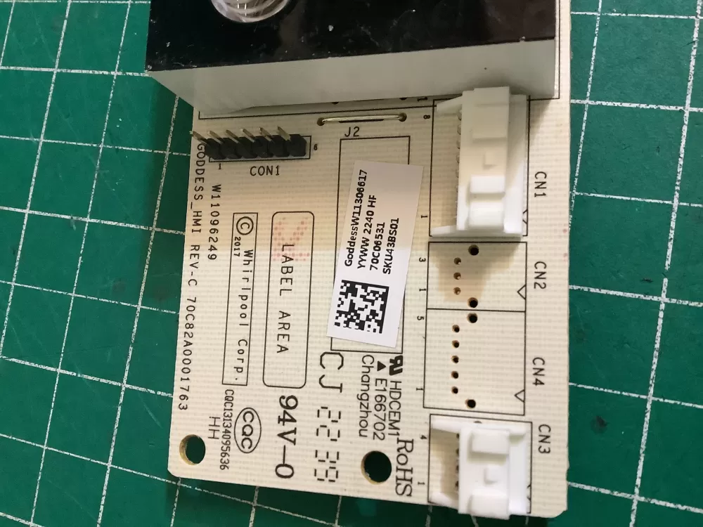 Whirlpool WRQA59CNKZ Refrigerator Display Board W11306617 AZ171778 | NR392