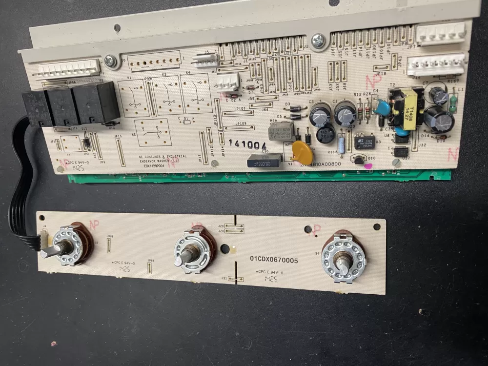 GE 175D5261G040 EBX1129P004 WH12X10614 Washer Control Board