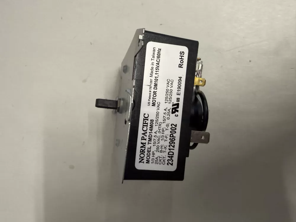 GE 234D1296P002 We04x20089 Dryer Timer AZ228715 | KM2742