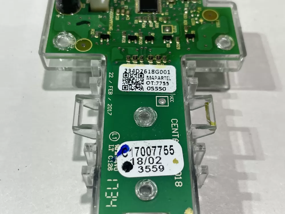 GE 234D2618G001 WE04X27284 Dryer Control Board AZ142334 | Wm2394