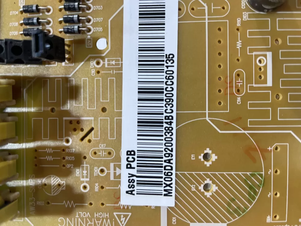 Samsung DA92-00384B DA41-00750B Refrigerator Control Board AZ178708 | Wm481