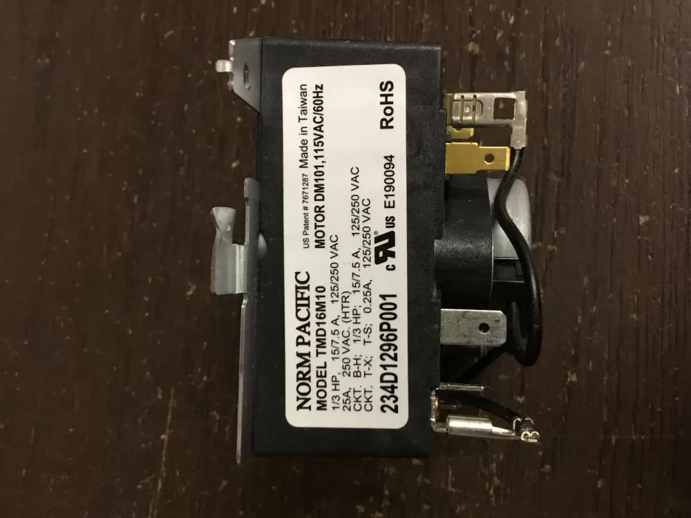 GE TMD16M10 234D1296P001 Dryer Timer AZ17682 | NR191