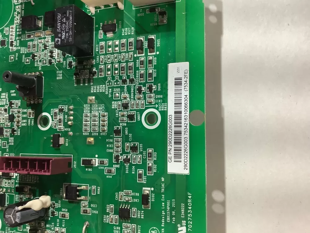GE WH22X32357 290D2226G003 WH18X28174 Washer Control Board AZ183562 | ZC2705