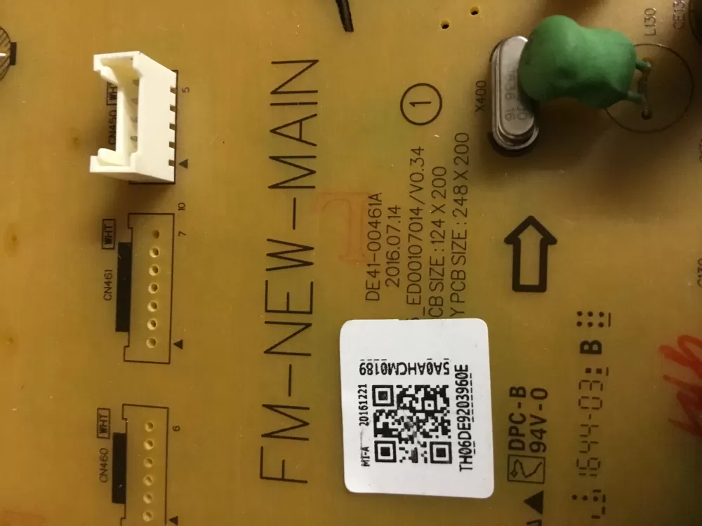 Samsung DE92 03960E Oven Control Board AZ21937 | NR122