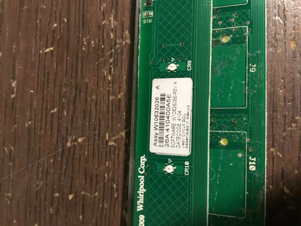 Kenmore W10457015 Dishwasher Control Board Panel AZ38583 | NRV381