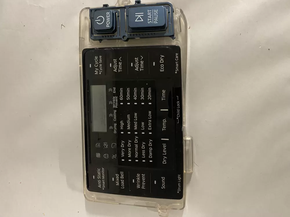 Samsung DC92-01607J  AP6243588  DC94-06643A  DC93-00376D  PS12084833 Dryer UI Control Board