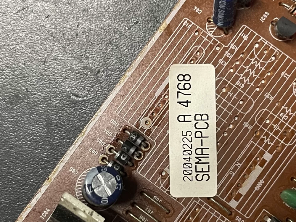 Microwave control board 20040225 SEMA-PCB A 4768 AZ19196 | WM1031